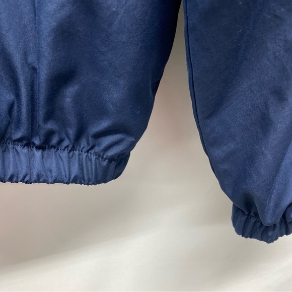 HARDROCK CAFE CLEVELAND PULL OVER JACKET UNISEX LARGE NAVY BLUE - Picture 6 of 11